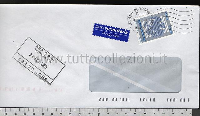 Collezionismo di storia postale buste viaggiate affrancatura tariffe postali degli anni 2000